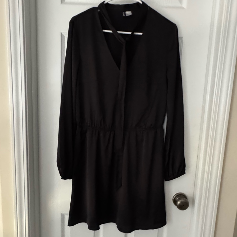 Divided black dress